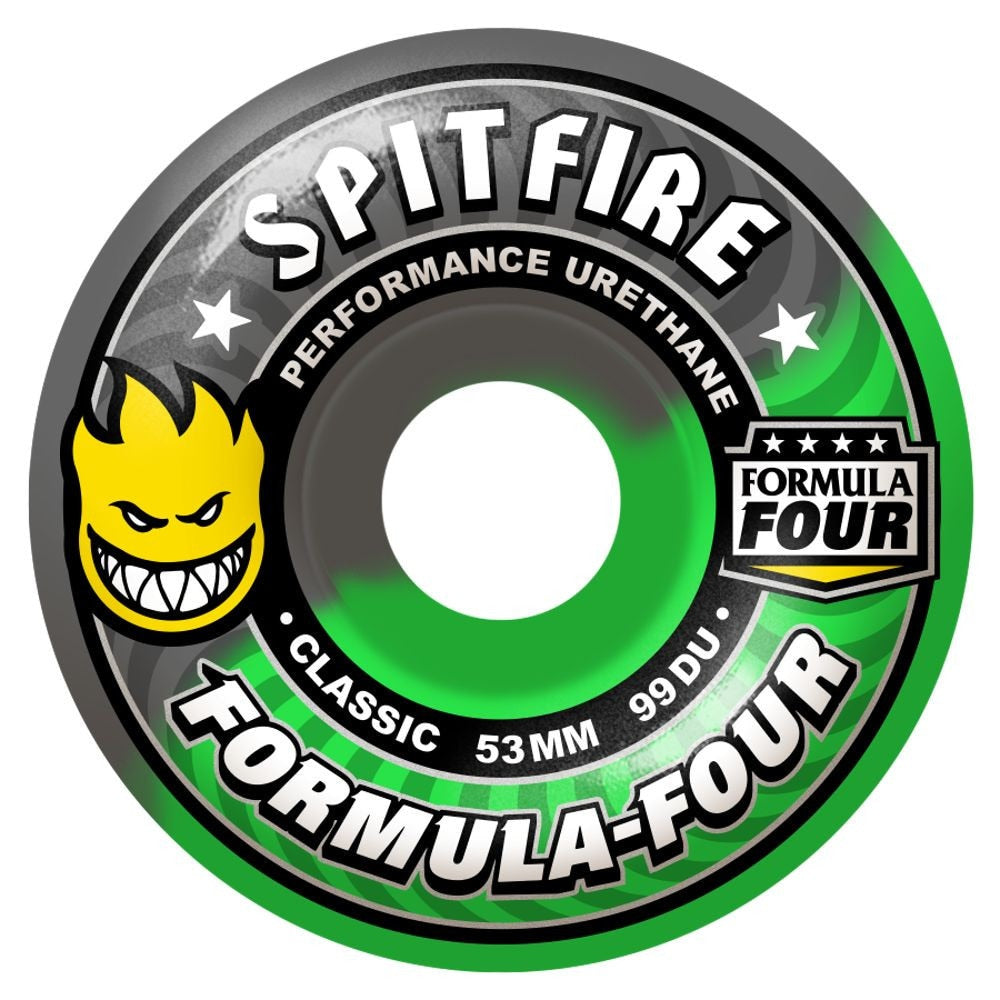 Spitfire Formula Four Fall Out Swirl Classic 99D Skateboard Wheels