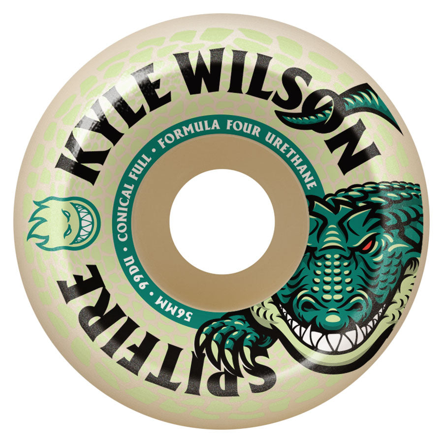 Kyle Wilson Death Roll F4 99D Spitfire Conical Full Skateboard Wheels
