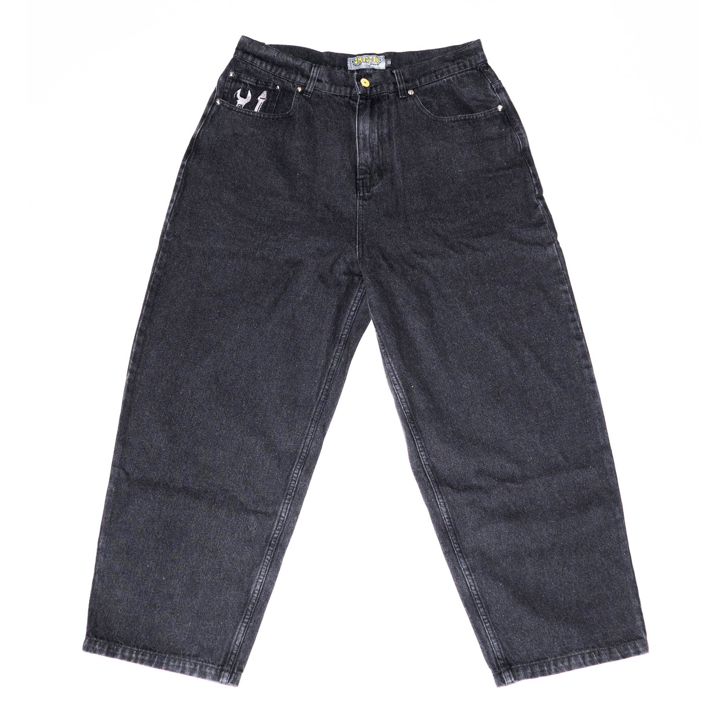 Smooth Big Hammer Baggy Skate Denim - Black