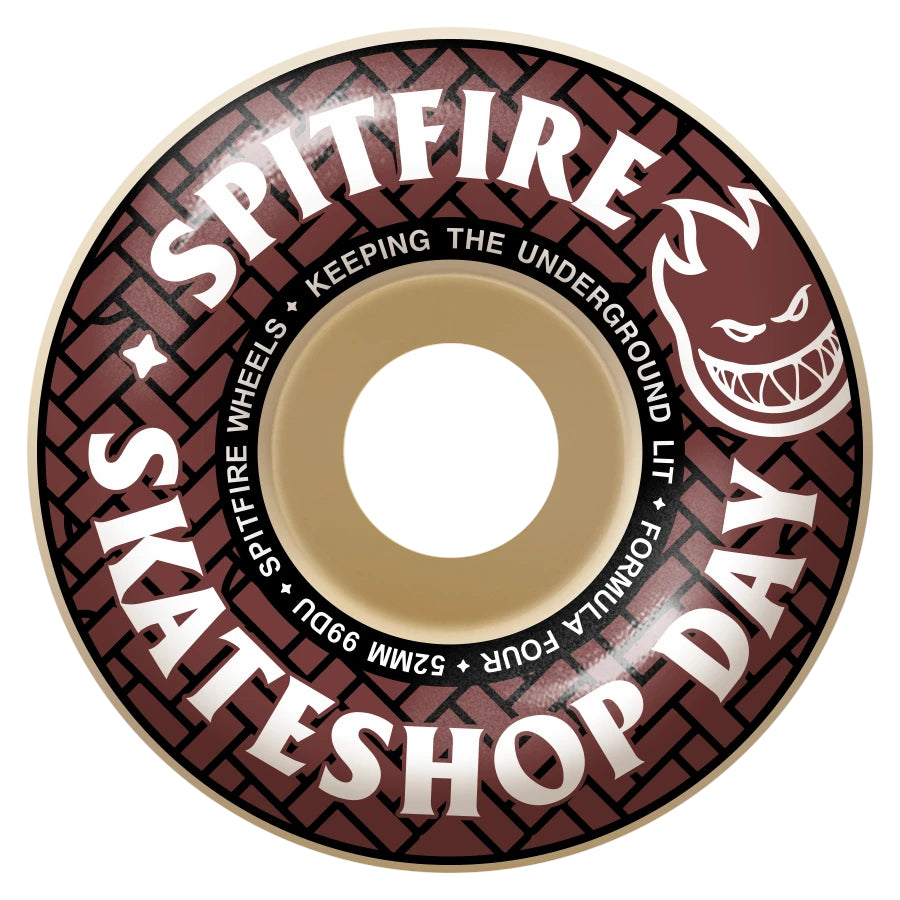 Skate Shop Day F4 99D Spitfire Classic Skateboard Wheels
