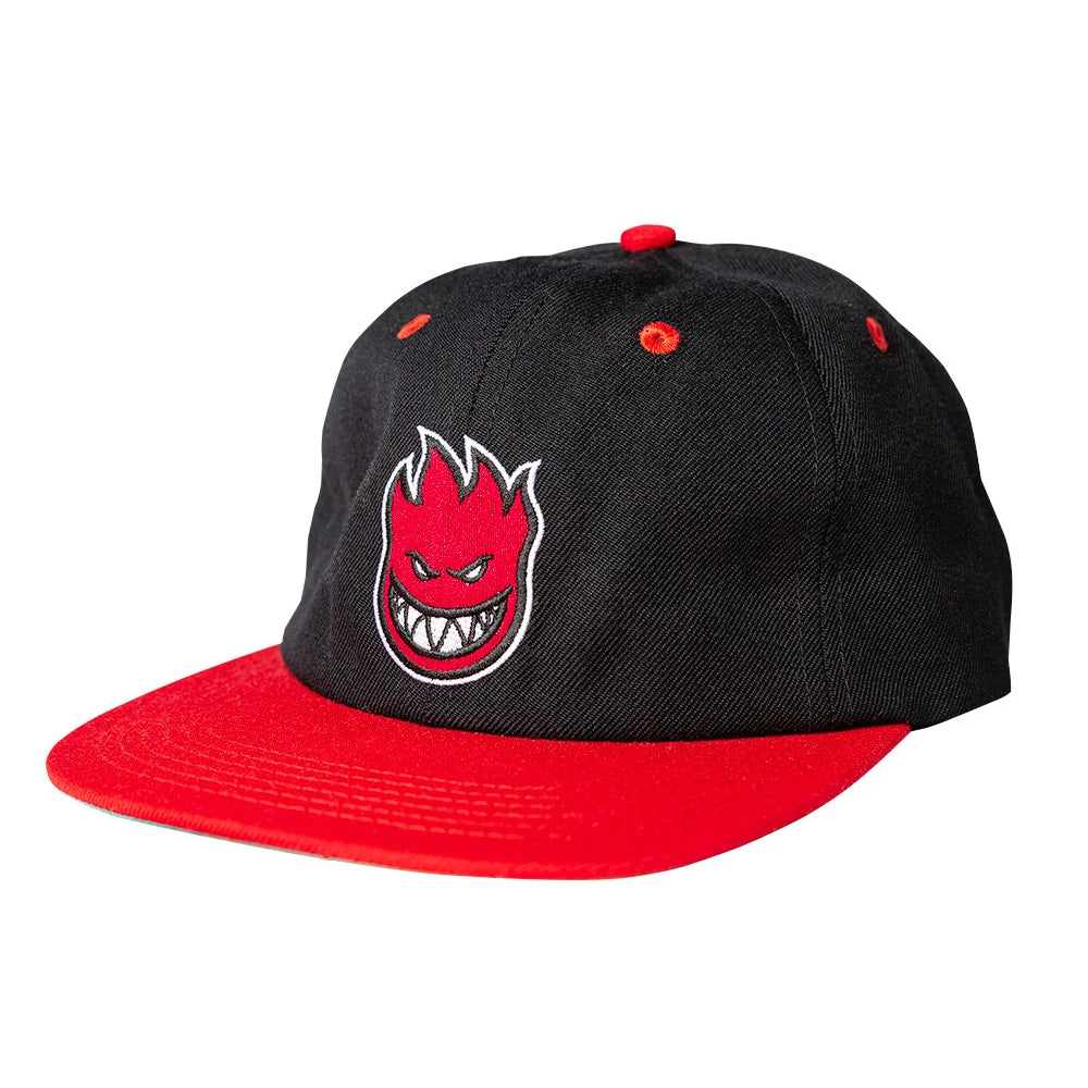 Black/Red Bighead Fill Spitfire Wheels Strapback