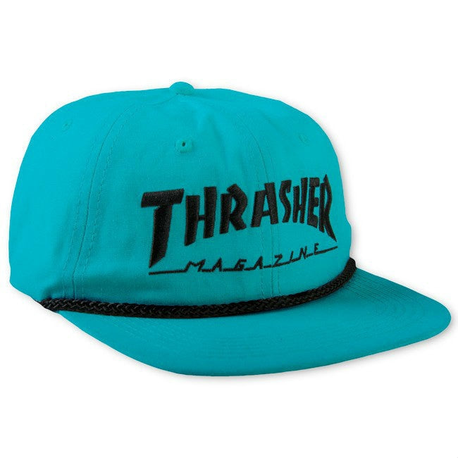 Thrasher Rope Snapback - Teal/Black