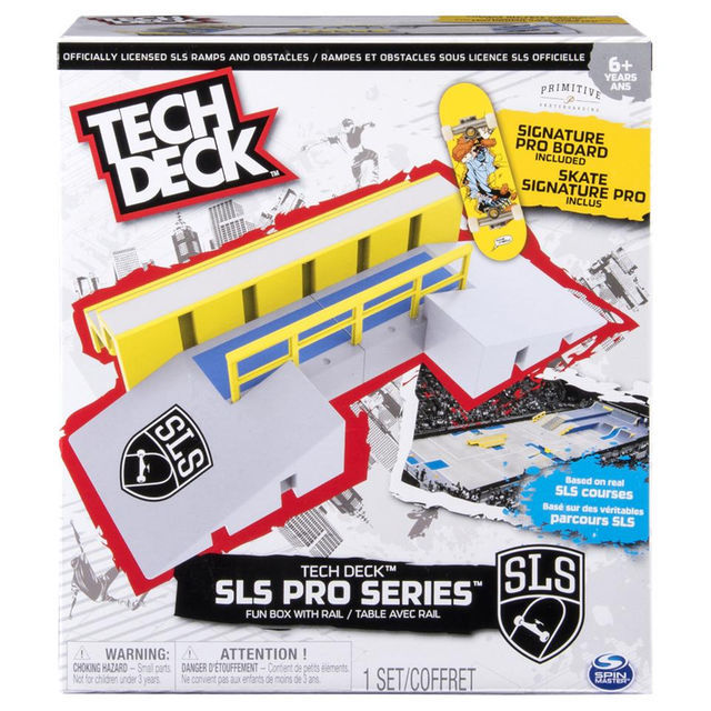 Tech Deck SLS Pro Series Ramps - Funbox W/ Rail