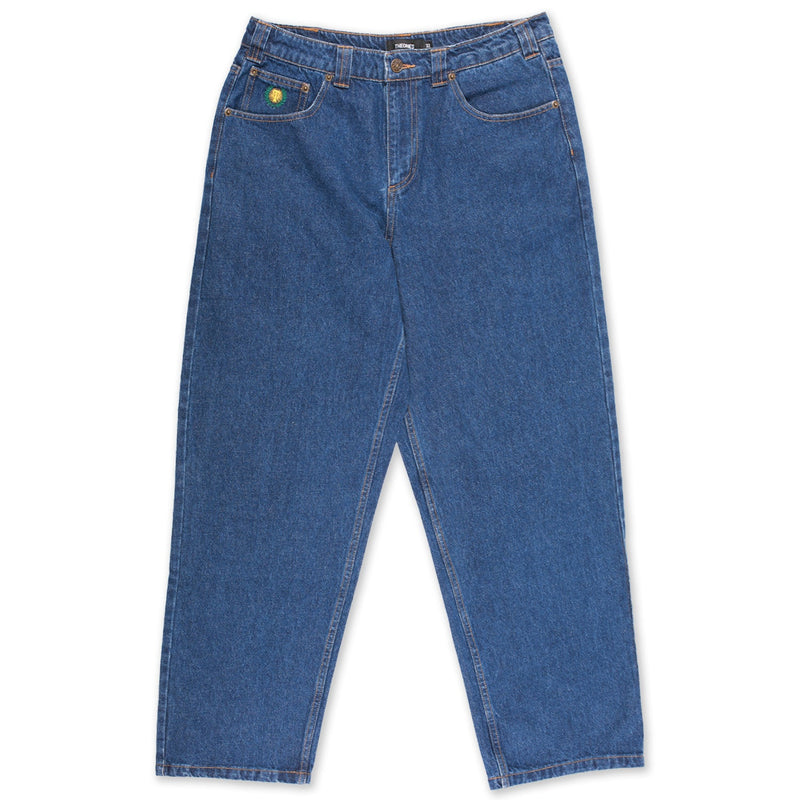 Washed Blue Theories Brand Plaza Jeans