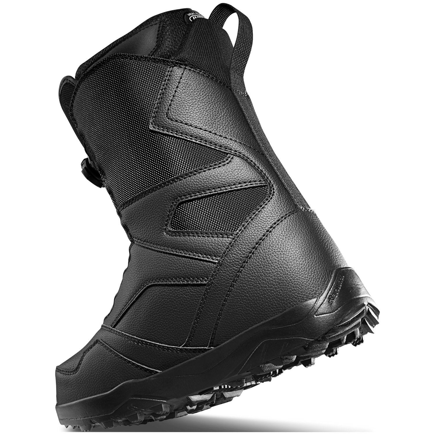Black 2023 STW Double BOA ThirtyTwo Snowboard Boots Side
