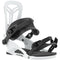 2023 White Union Flite Pro Snowboard Bindings Front
