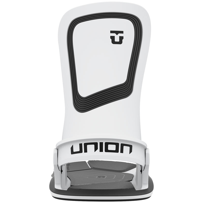 2023 White Union Ultra Snowboard Bindings Back