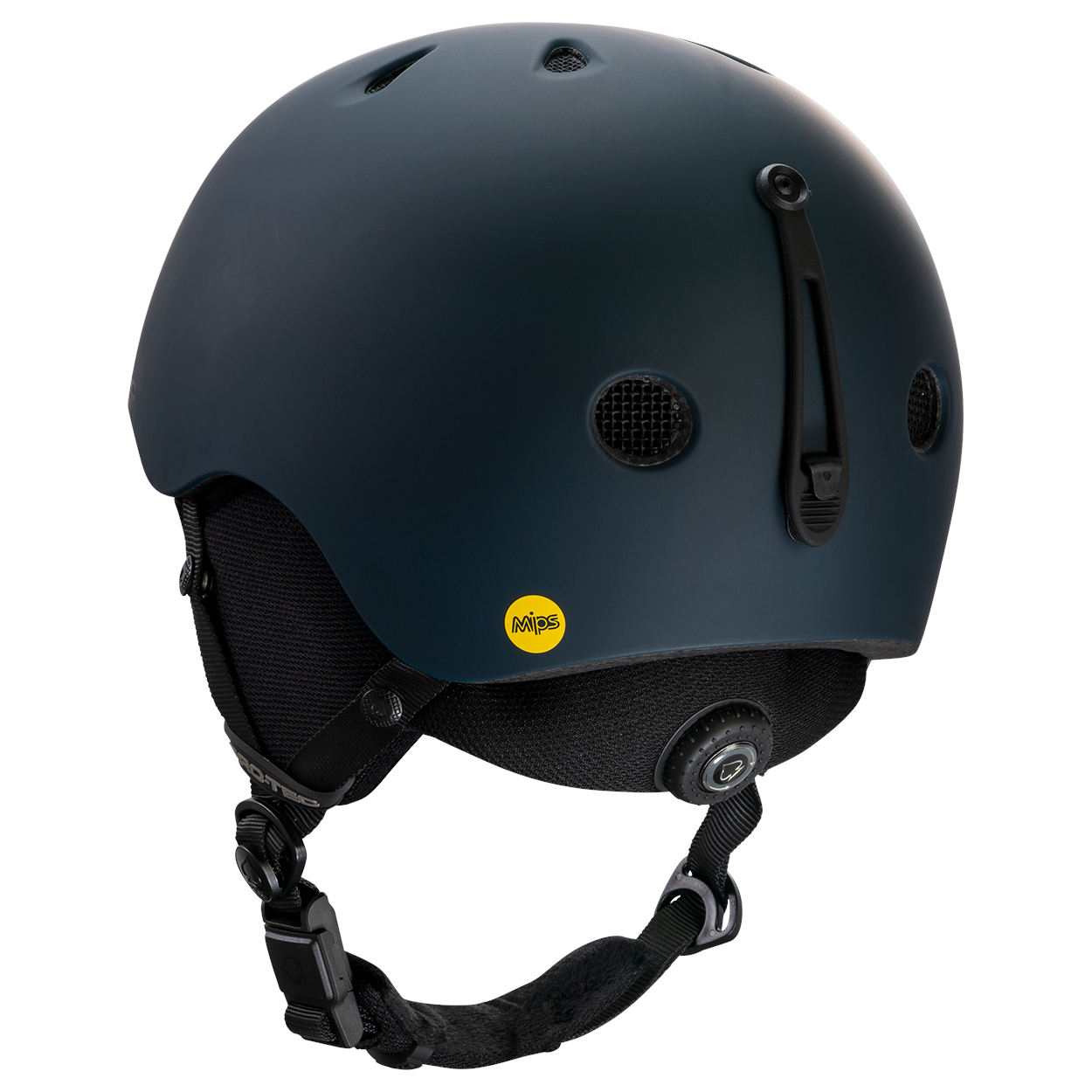 Matte Midnight Navy MIPS Certified Pro-Tec Snow Helmet Back