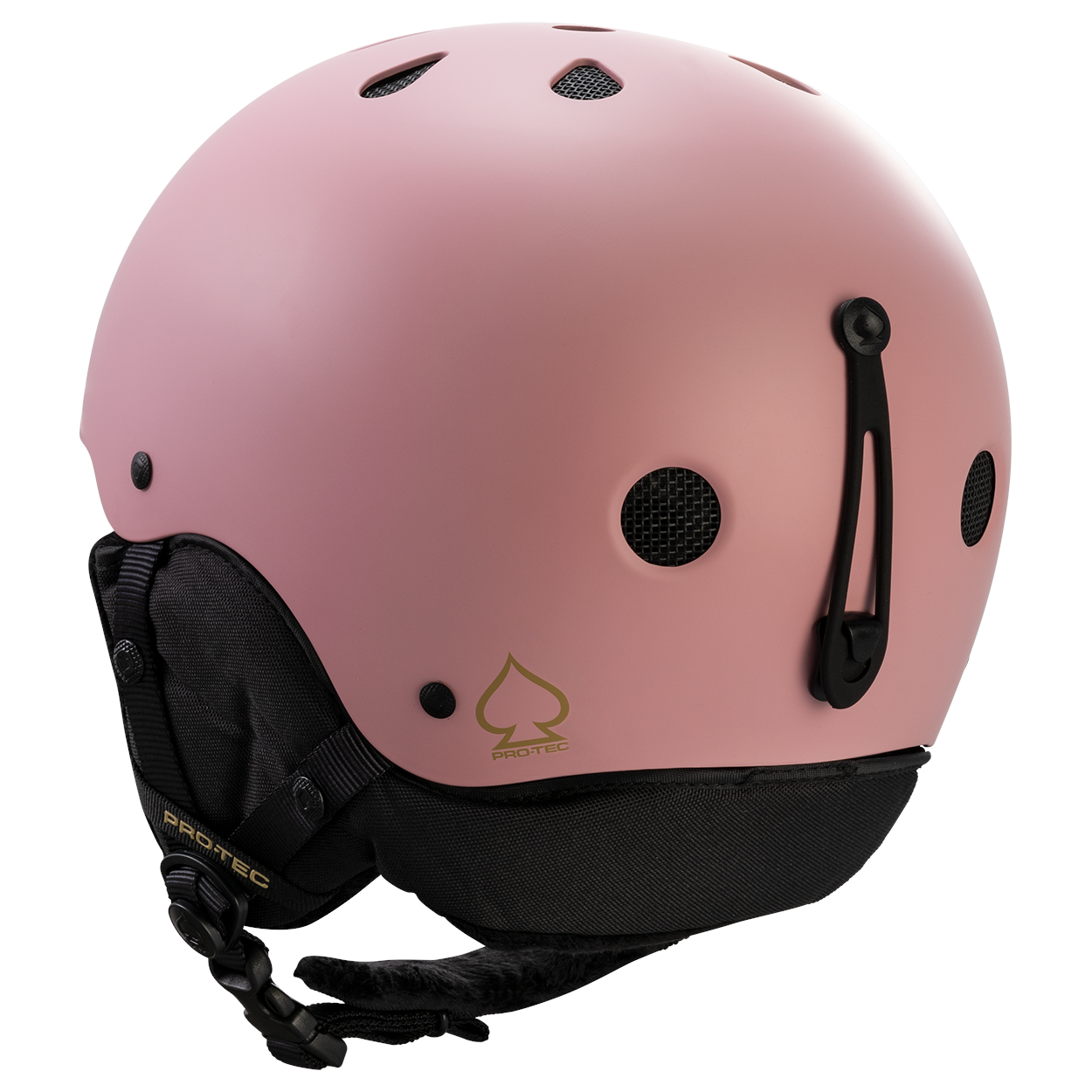Rose Gold Classic Snow Certified Pro-Tec Helmet Back