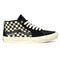 Checkerboard Marshmallow Grosso Mid Vans Skateboard Shoes