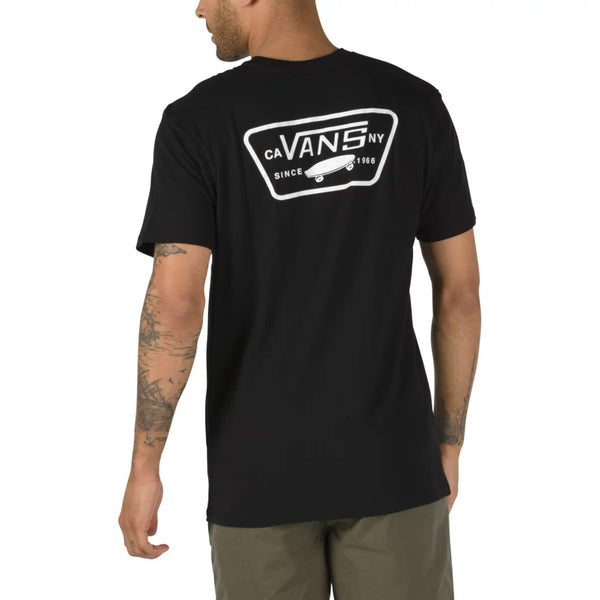 Vans Full Patch Back Tee - Black/White