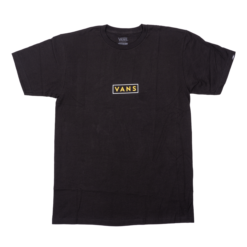 Black/Old Gold Easy Box Vans T-Shirt