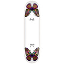 White Ishod Wair Monarch Twin Tail Real Skateboard Deck